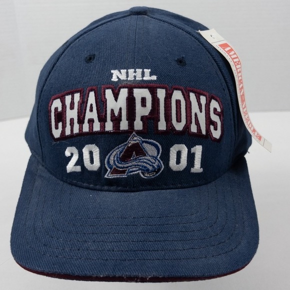 American Needle Other - Vintage Colorado Avalanche 2001 NHL Champions American Needle Hat Mens Navy NWT